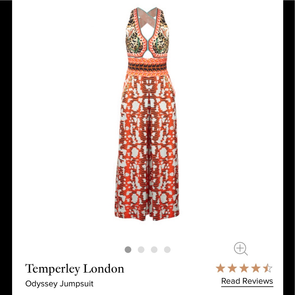 Temperley London Odyssey jumpsuit size 4